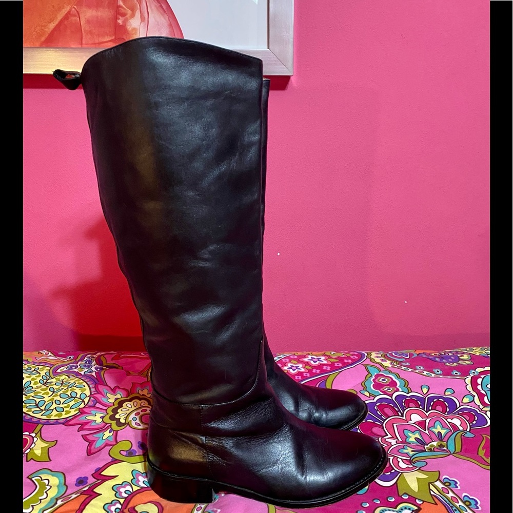 Authentic Hermes Black Leather Jumping Boots (no straps) Sz 40